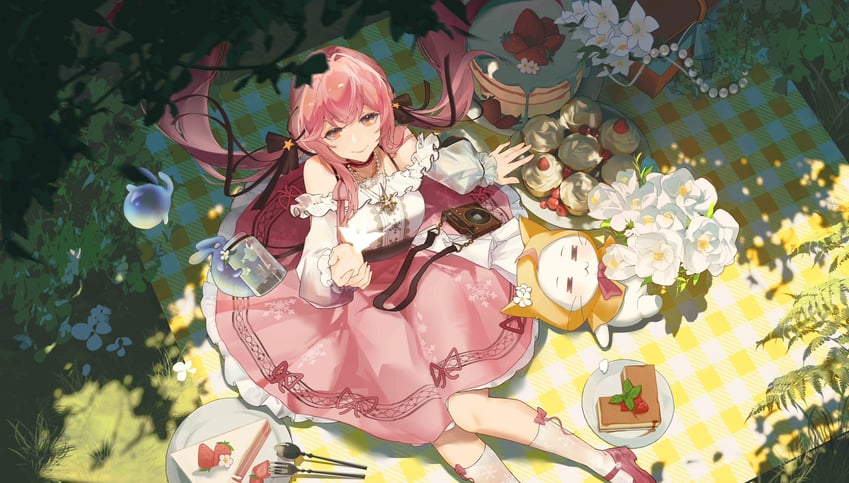 nikki, momo, and perfect start (nikki and 1 more) drawn by yikeben_shi_fu