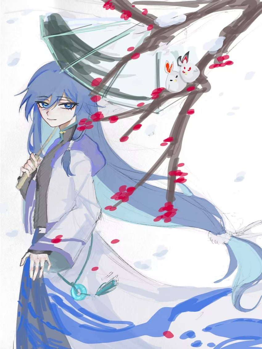 fu hua and jingwei (honkai and 1 more) drawn by ororayuki