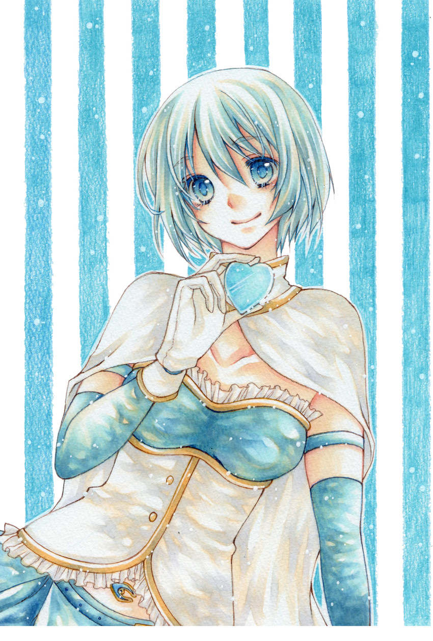miki sayaka (mahou shoujo madoka magica) drawn by not_(universe-not)