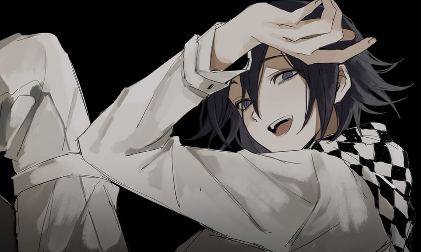 oma kokichi (danganronpa and 1 more) drawn by kkeom