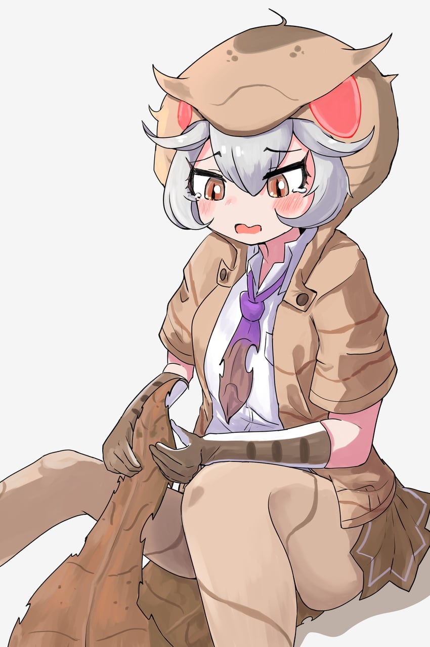 baweng satanic leaf gecko (kemono friends) drawn by toro_orororo