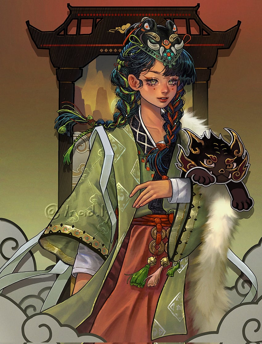 liang yue and qiangliang (reverse:1999) drawn by ynad._.01