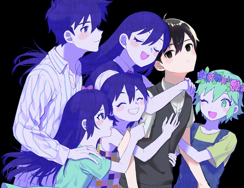 sunny, basil, aubrey, mari, kel, and 1 more (omori) drawn by tio_zomi