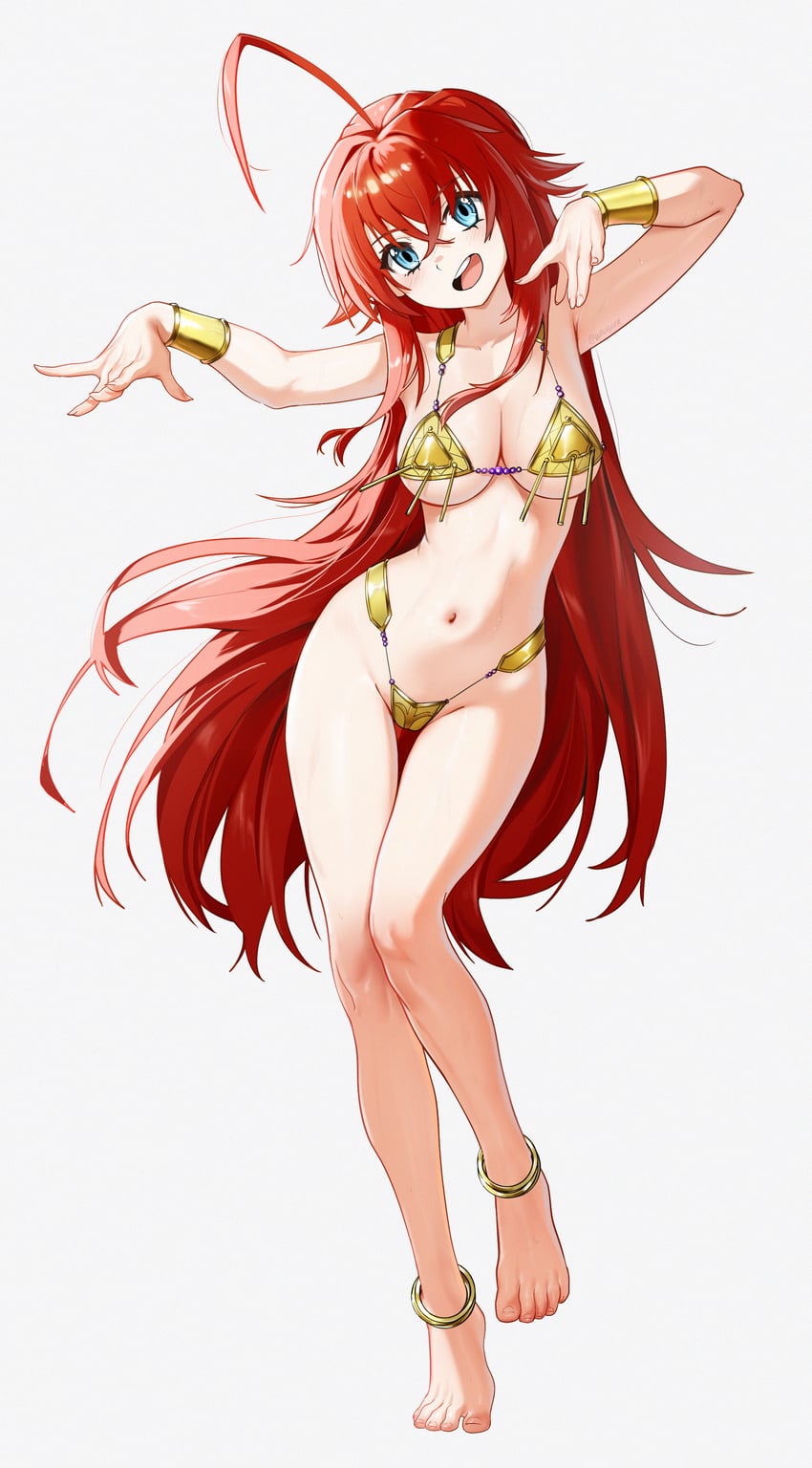 rias gremory (high school dxd) drawn by waligner