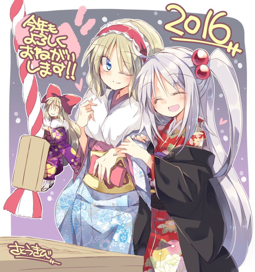 alice margatroid, shanghai doll, and shinki (touhou) drawn by satou_kibi