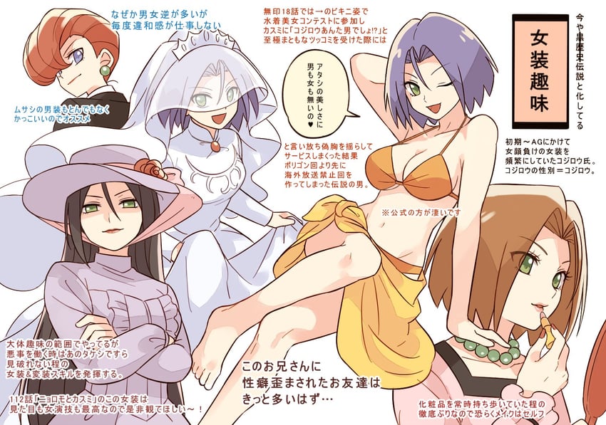 jessie and james (pokemon and 1 more) drawn by usao_(313131)