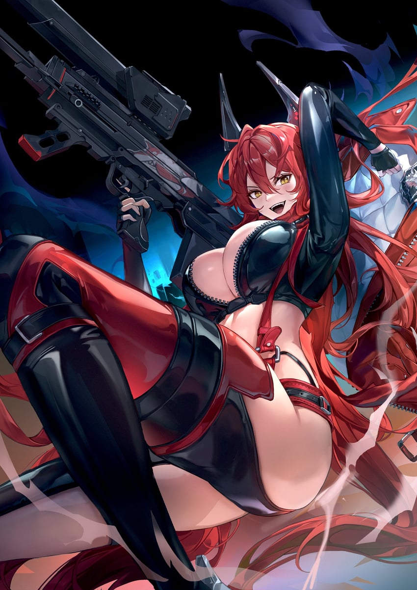 red hood (goddess of victory: nikke) drawn by eru_(eru_illust)
