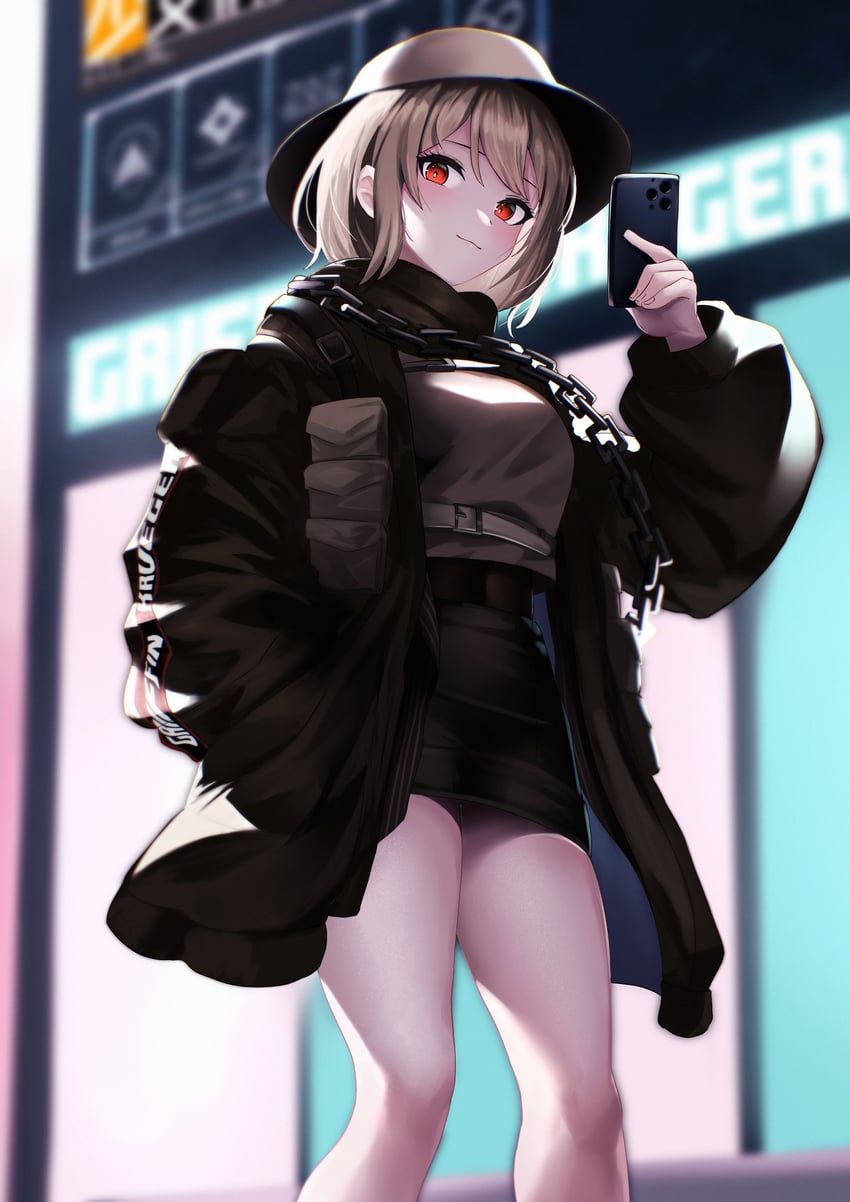 ceobe and p90 (arknights and 1 more) drawn by yan_kodiac