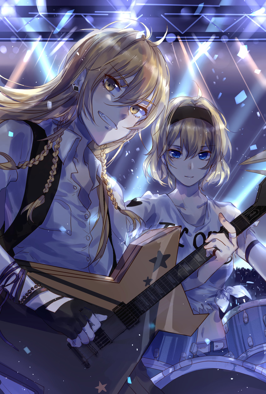 kirisame marisa and alice margatroid (touhou) drawn by meng_ziya