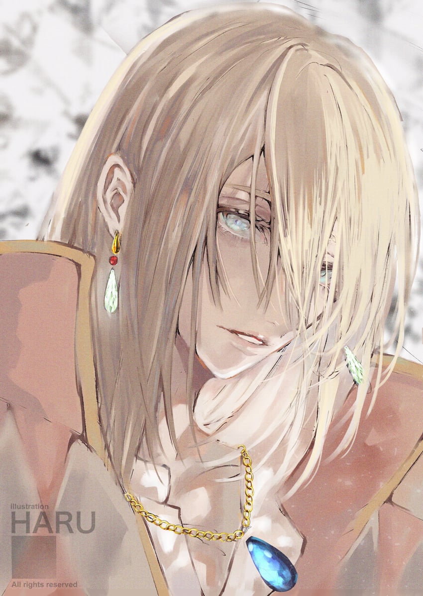 howl pendragon (howl no ugoku shiro) drawn by haru_(yckd5728)
