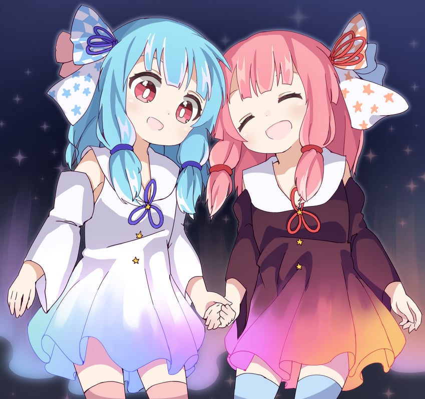 kotonoha akane and kotonoha aoi (voiceroid) drawn by ne_(dreamyee)