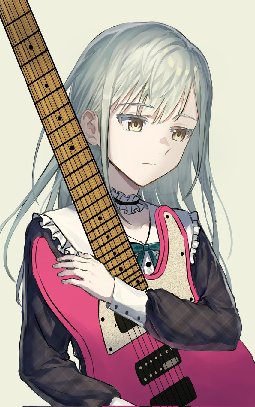 wakaba mutsumi (bang dream! and 1 more) drawn by trileo405