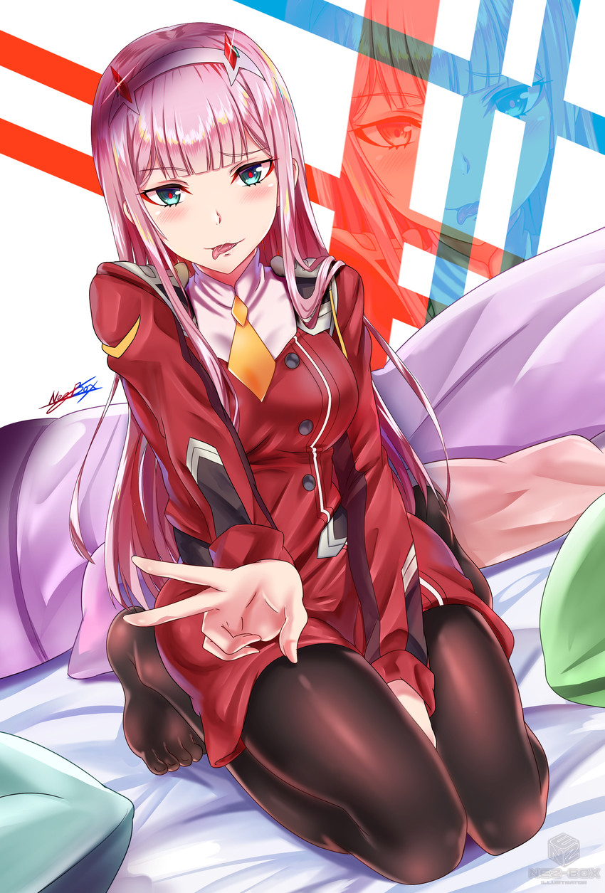 zero two (darling in the franxx) drawn by nez-box