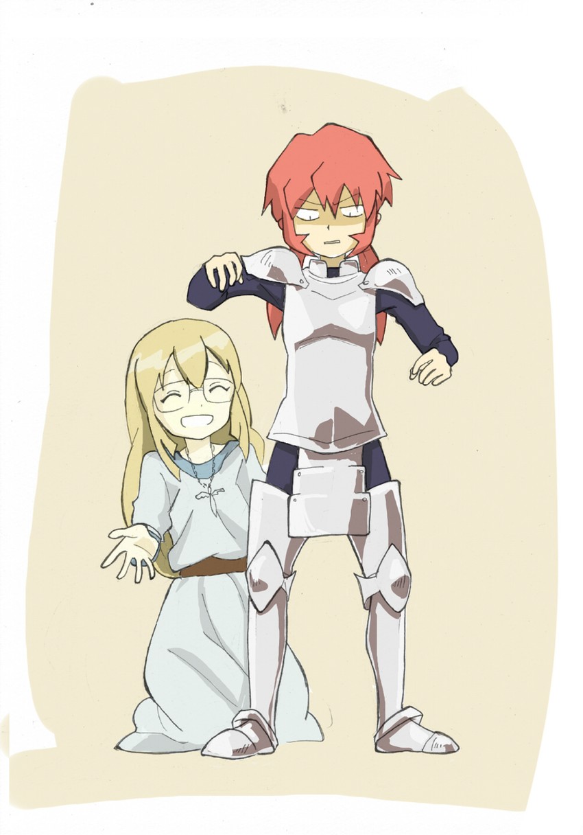 kirino ranmaru and jeanne d'arc (inazuma eleven and 2 more) drawn by kinuyamakinuko