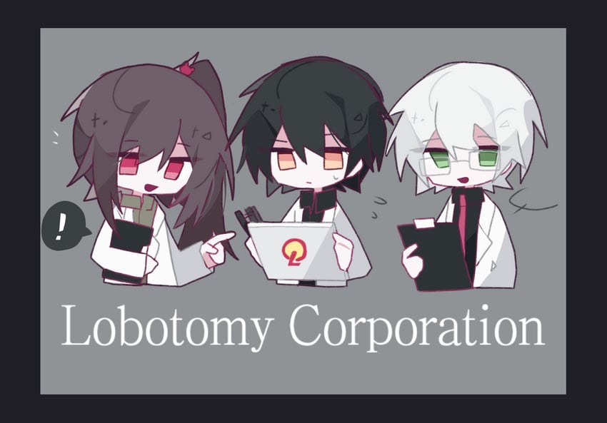 carmen, ayin, and benjamin (project moon and 1 more) drawn by lemonail