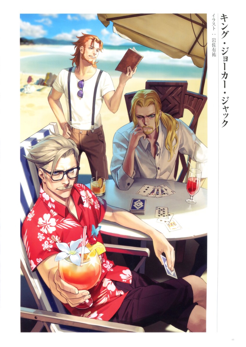 frankenstein's monster, james moriarty, vlad iii, william shakespeare, and charles babbage (fate and 1 more) drawn by yuu_kikuchi