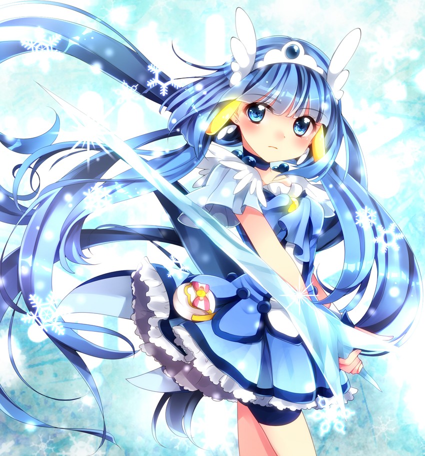 aoki reika and cure beauty (precure and 1 more) drawn by uzuki_aki