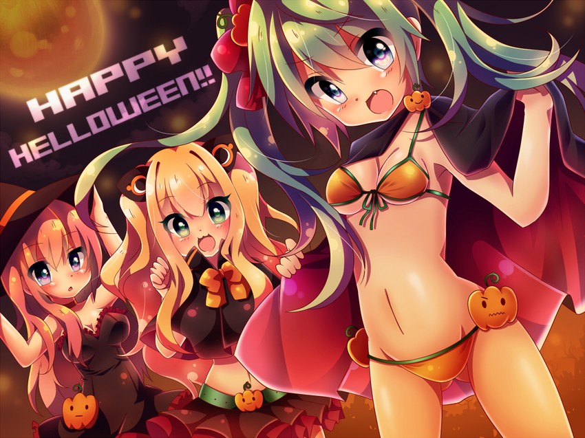 hatsune miku, megurine luka, and seeu (vocaloid) drawn by urara_(sumairuclover)