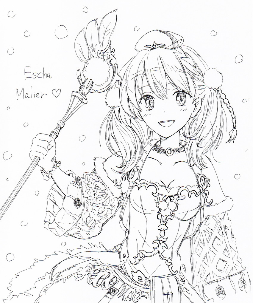 escha malier (atelier and 1 more) drawn by potekite