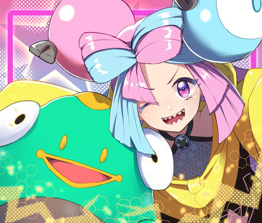 iono and bellibolt (pokemon and 1 more) drawn by asakura_riri