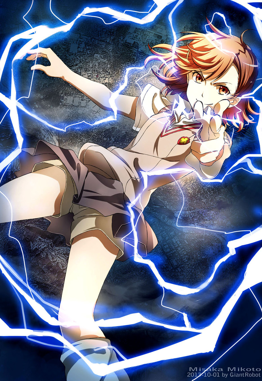 misaka mikoto (toaru majutsu no index and 1 more) drawn by d_midiror