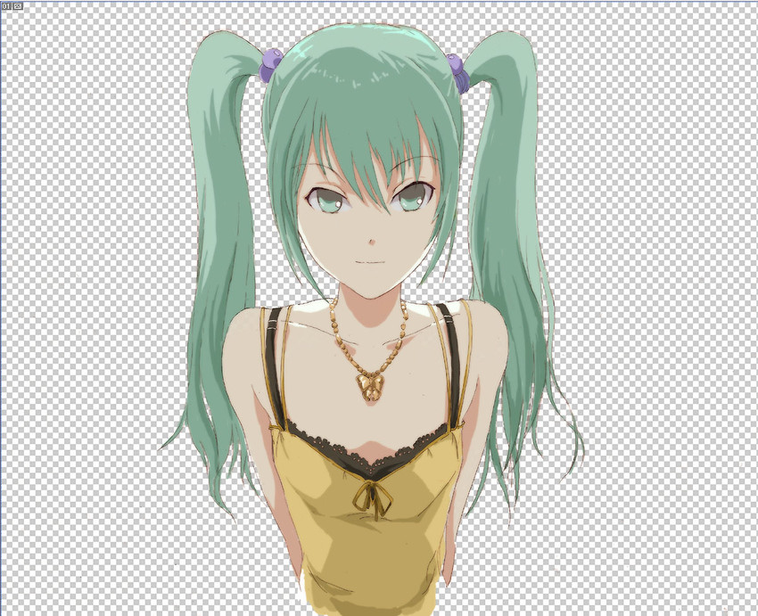 hatsune miku (vocaloid and 1 more) drawn by shiika_sadamasa