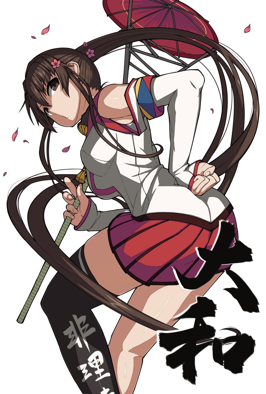 yamato and yamato kai (kantai collection) drawn by mitsuashi_kurae