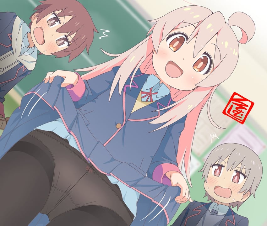 oyama mahiro, senkawa minato, and sakurada yuuta (onii-chan wa oshimai!) drawn by ki_(adotadot)