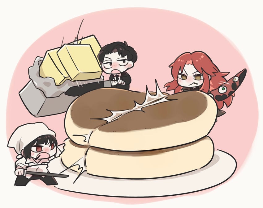 ryoshu, roland, and kali (project moon and 2 more) drawn by kojocho05