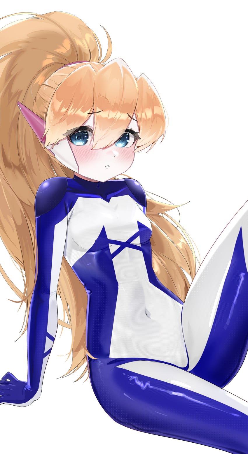 ciel and model z (mega man and 2 more) drawn by fauron714