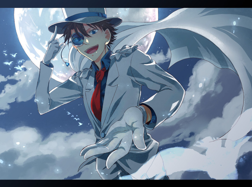kaitou kid (meitantei conan and 1 more) drawn by ikuryomaga