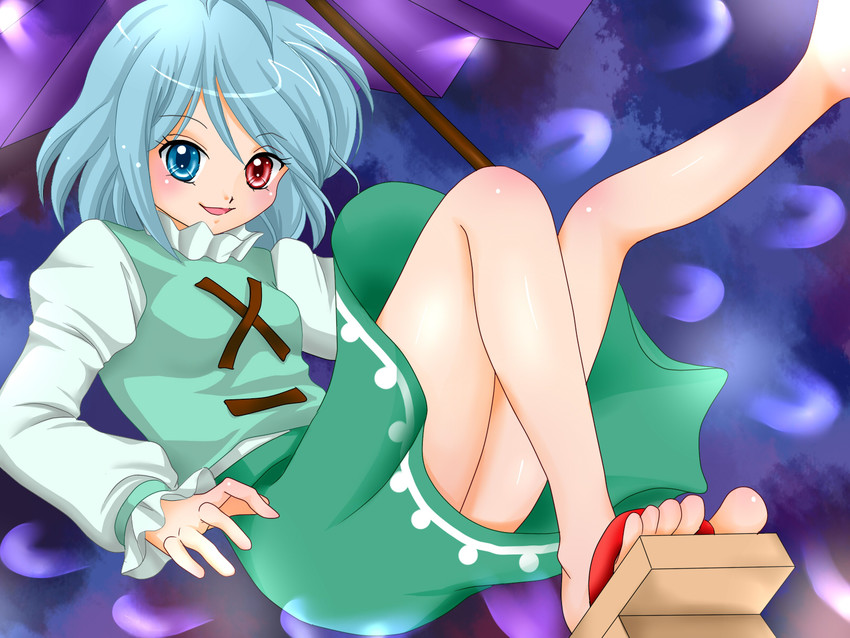tatara kogasa (touhou) drawn by yuzuna99