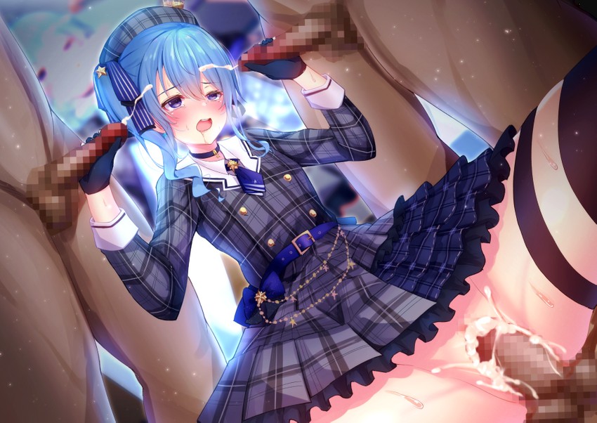 hoshimachi suisei (hololive) drawn by xwu