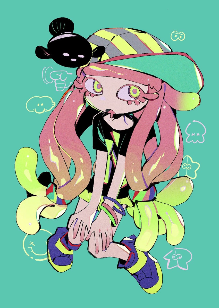 harmony and harmony's clownfish (splatoon and 1 more) drawn by higa423