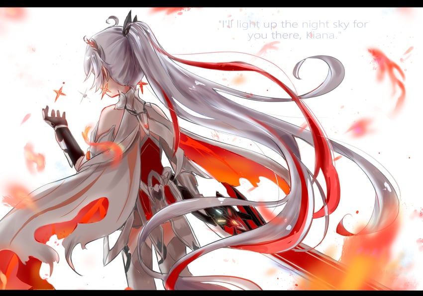 kiana kaslana (honkai and 1 more) drawn by mi_(27782900)