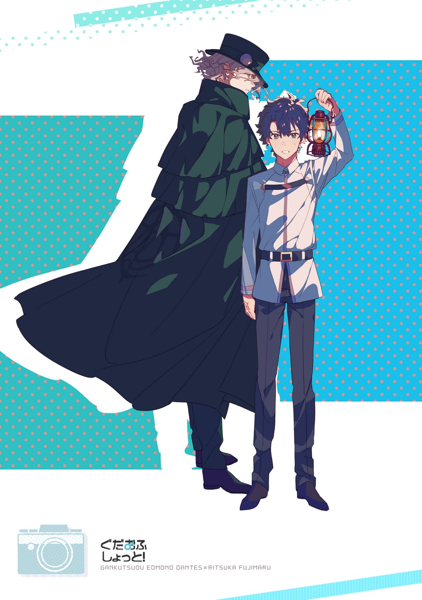 fujimaru ritsuka and edmond dantes (fate and 1 more) drawn by tuze111