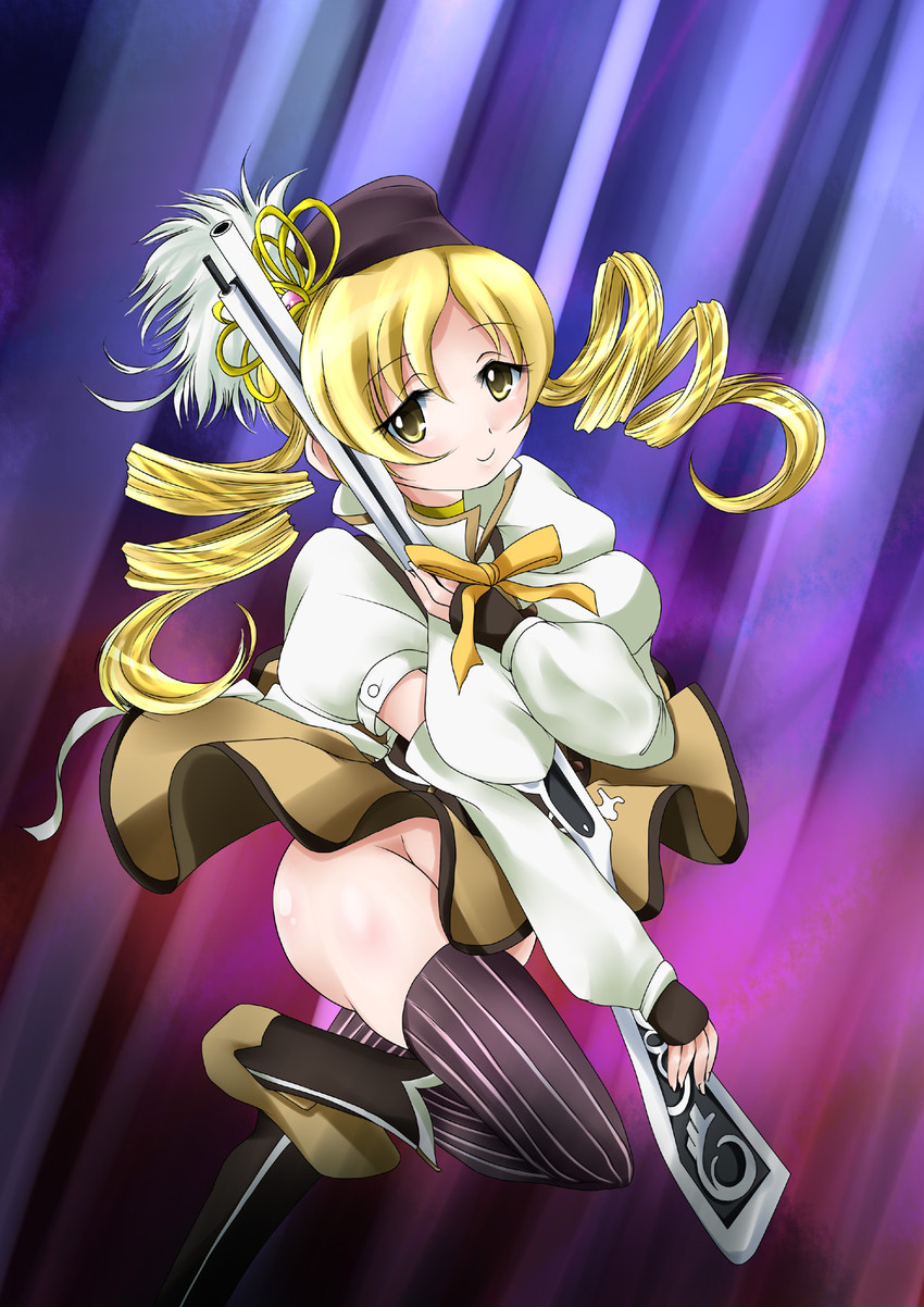 tomoe mami (mahou shoujo madoka magica) drawn by kurogane_(majesticrune)