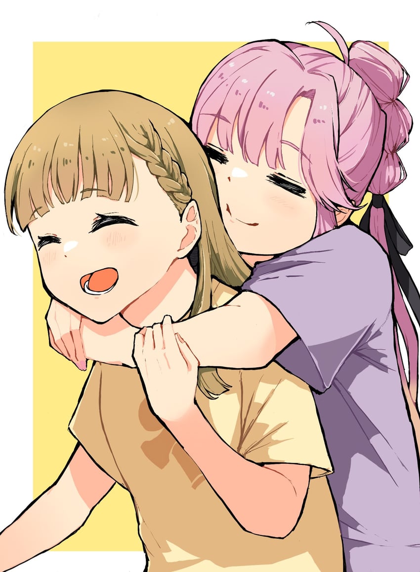 anyoji hime and kachimachi kosuzu (love live! and 1 more) drawn by mendo_(mend0o0_)