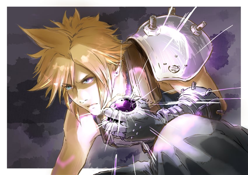 cloud strife (final fantasy and 1 more) drawn by x_xxx05