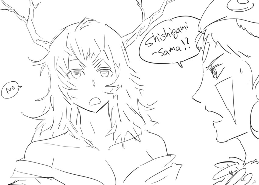 san and mountain god (mononoke hime and 1 more) drawn by bb_(baalbuddy)