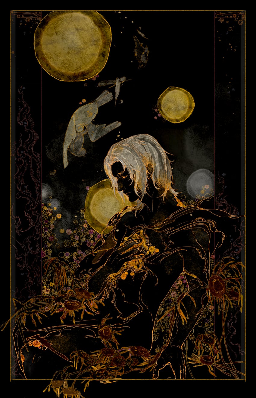 emet-selch (final fantasy and 1 more) drawn by aosadeci