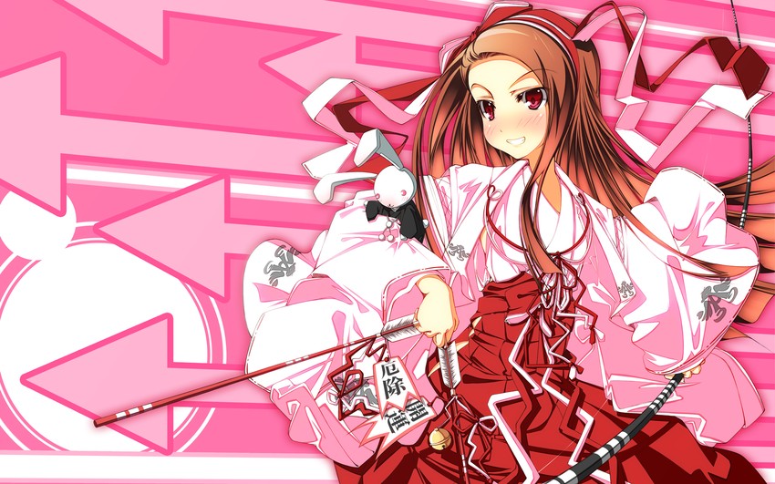 minase iori and usa-chan (idolmaster) drawn by chu_(chu_inthis)