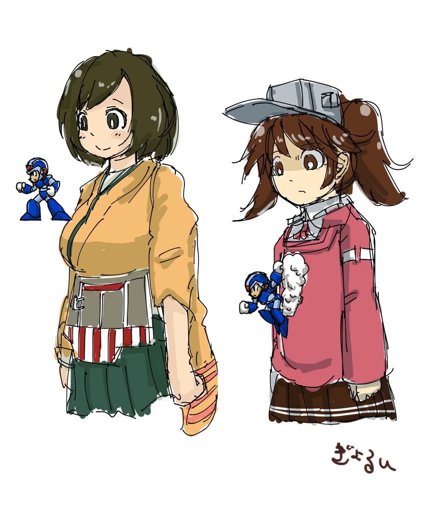 ryuujou, hiryuu, and x (kantai collection and 2 more) drawn by gyorui_(amezari)