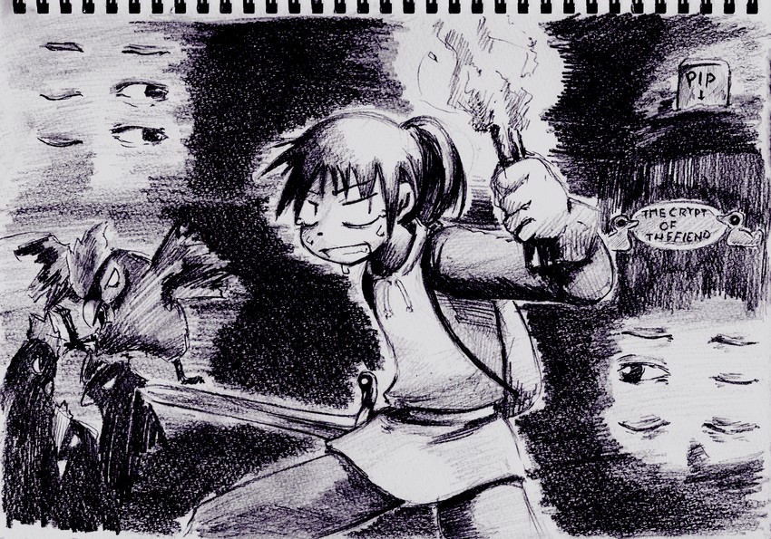 pip and excalibur junior (grailquest) drawn by gin_no_tsubasa