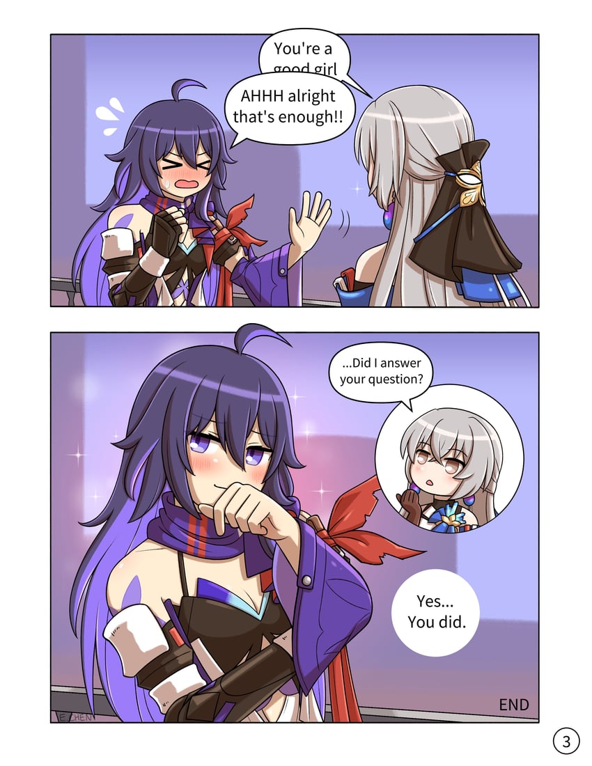 bronya rand and seele (honkai and 1 more) drawn by chen_(somanychens)