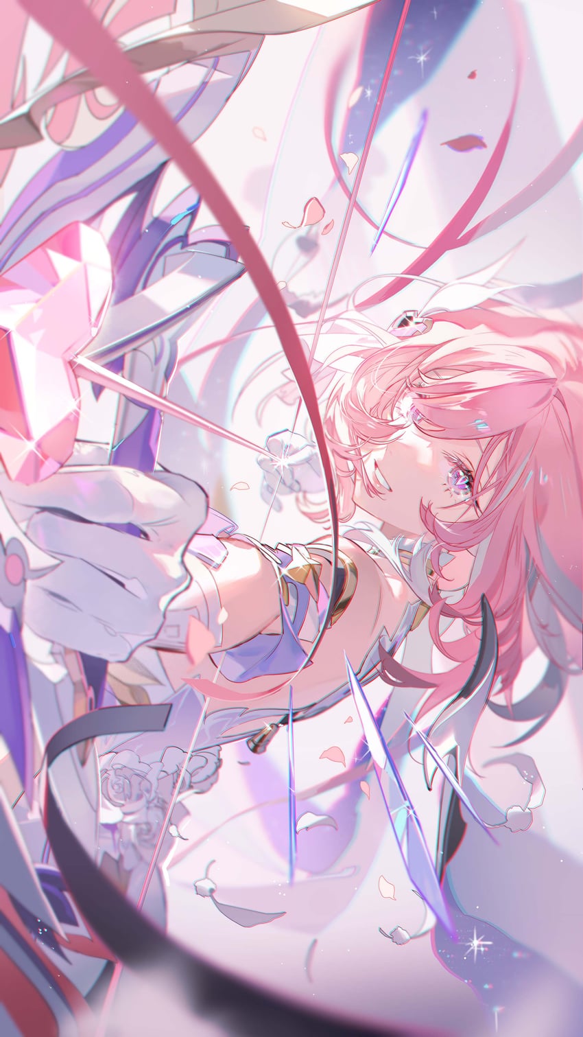 elysia (honkai and 1 more) drawn by o0oherb