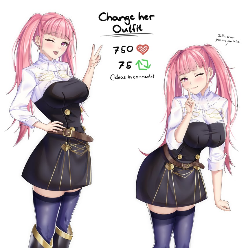 hilda valentine goneril (fire emblem and 1 more) drawn by succducc888