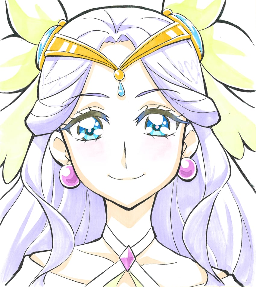 fuurin asumi and cure earth (precure and 1 more) drawn by itaoka1