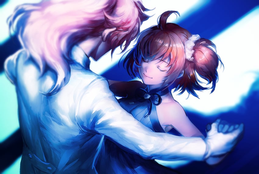 fujimaru ritsuka and romani archaman (fate and 1 more) drawn by kin_mokusei