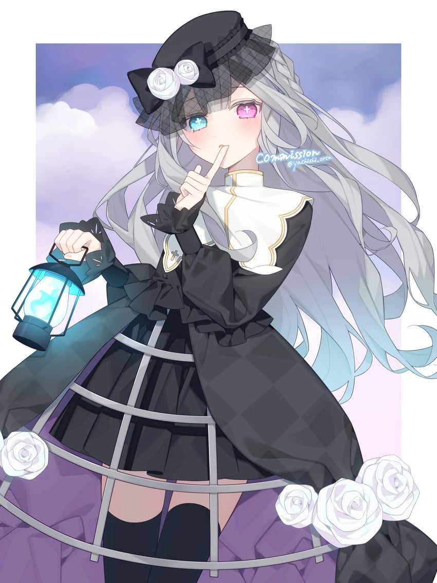 berue pokku (indie virtual youtuber) drawn by yachishi_orca
